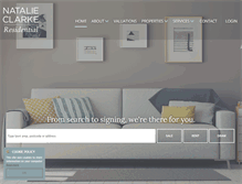 Tablet Screenshot of natalieclarke.com